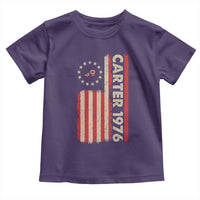 Jimmy Carter Toddler T Shirt 39th US President 1976 Retro American Flag