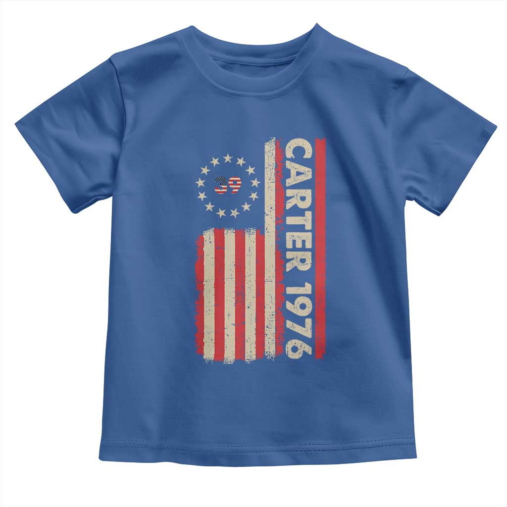 Jimmy Carter Toddler T Shirt 39th US President 1976 Retro American Flag