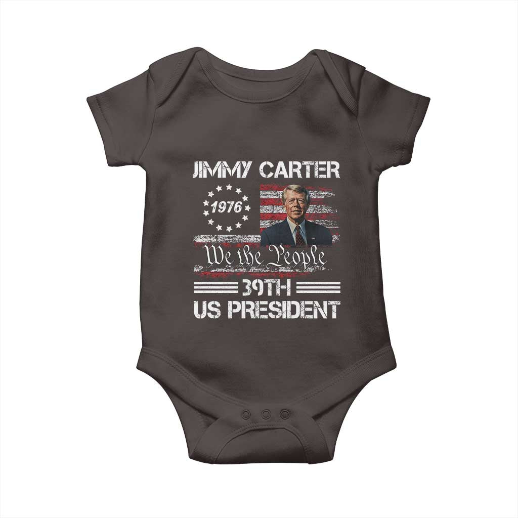 Jimmy Carter Baby Onesie 39th US President 1976 We The People American Flag