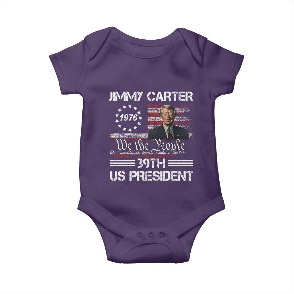 Jimmy Carter Baby Onesie 39th US President 1976 We The People American Flag