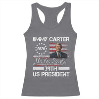Jimmy Carter Racerback Tank Top 39th US President 1976 We The People American Flag