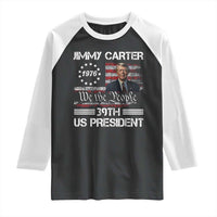 Jimmy Carter Raglan Shirt 39th US President 1976 We The People American Flag
