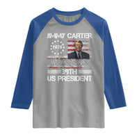 Jimmy Carter Raglan Shirt 39th US President 1976 We The People American Flag