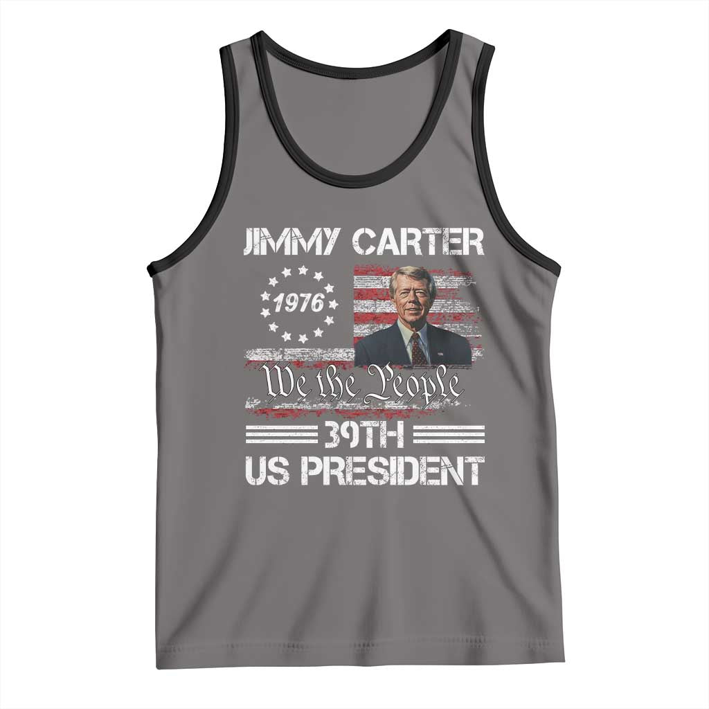 Jimmy Carter Tank Top 39th US President 1976 We The People American Flag