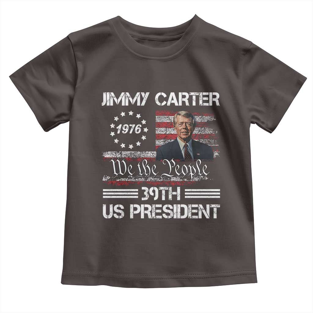 Jimmy Carter Toddler T Shirt 39th US President 1976 We The People American Flag
