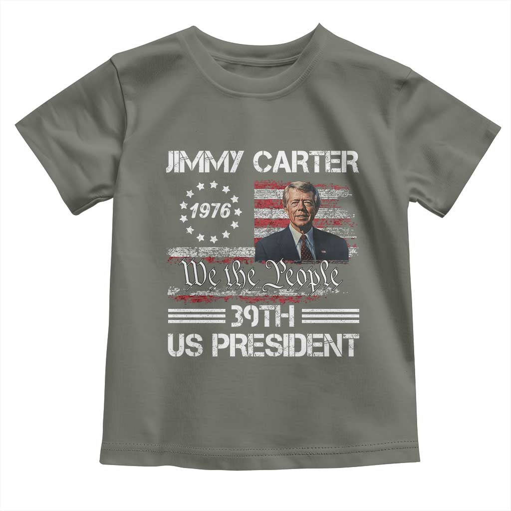 Jimmy Carter Toddler T Shirt 39th US President 1976 We The People American Flag
