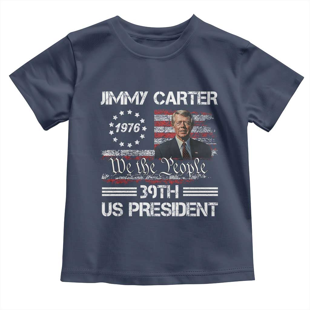 Jimmy Carter Toddler T Shirt 39th US President 1976 We The People American Flag
