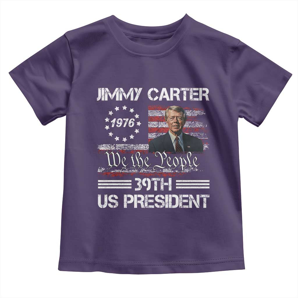 Jimmy Carter Toddler T Shirt 39th US President 1976 We The People American Flag