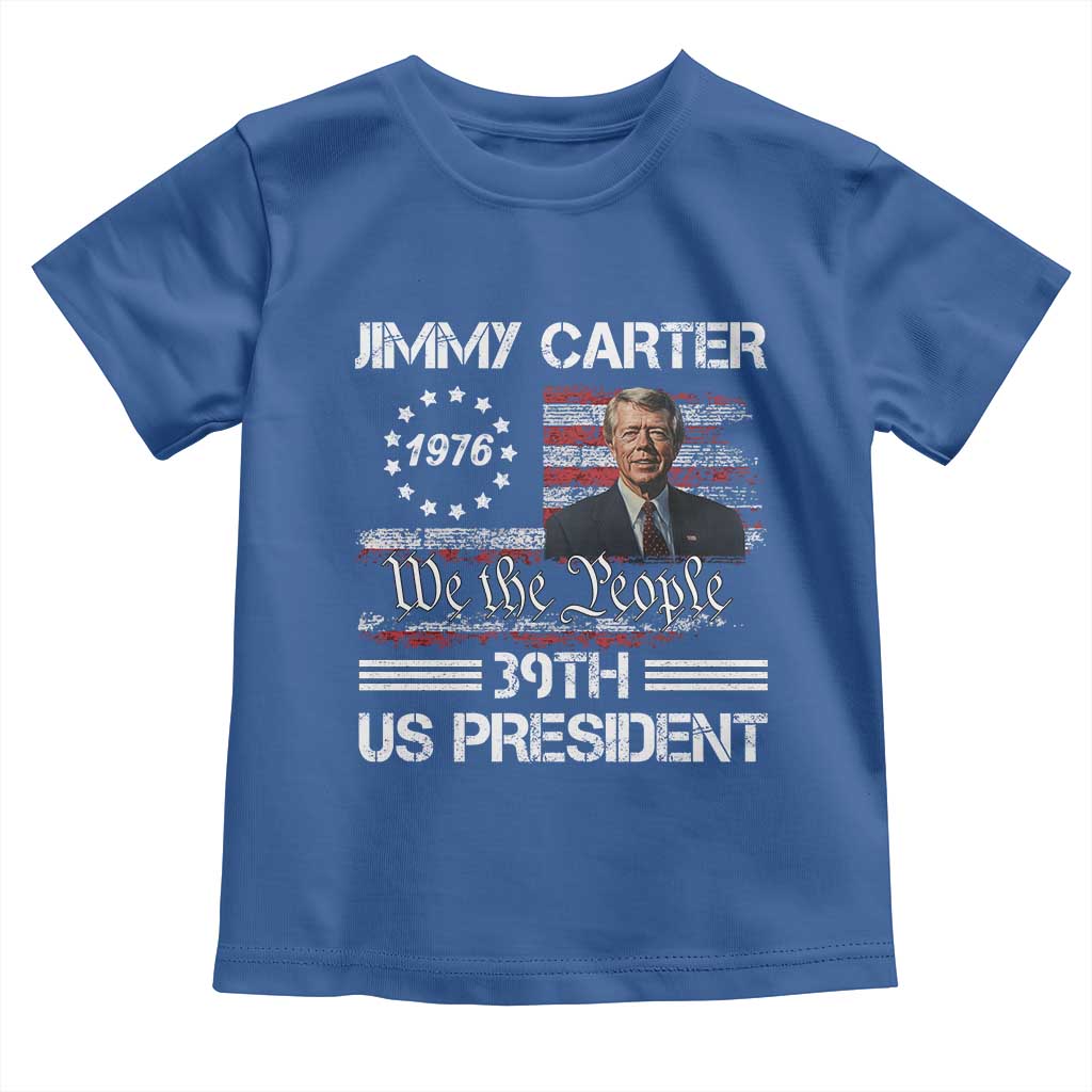 Jimmy Carter Toddler T Shirt 39th US President 1976 We The People American Flag