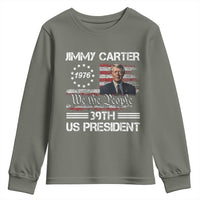 Jimmy Carter Youth Sweatshirt 39th US President 1976 We The People American Flag