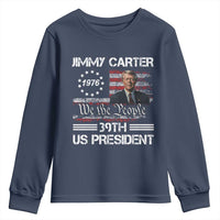 Jimmy Carter Youth Sweatshirt 39th US President 1976 We The People American Flag