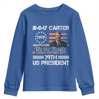 Jimmy Carter Youth Sweatshirt 39th US President 1976 We The People American Flag