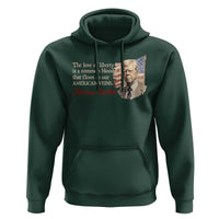 Jimmy Carter Quote Hoodie The Love Of Liberty Flows In Our American Veins