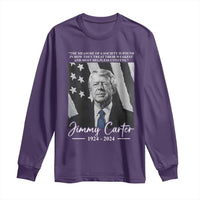 Jimmy Carter Quote Long Sleeve Shirt The Measure Of A Society