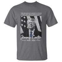 Jimmy Carter Quote T Shirt The Measure Of A Society