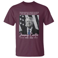 Jimmy Carter Quote T Shirt The Measure Of A Society