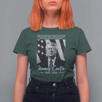 Jimmy Carter Quote T Shirt For Women The Measure Of A Society