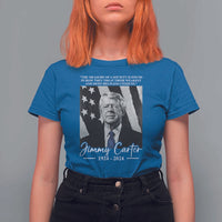 Jimmy Carter Quote T Shirt For Women The Measure Of A Society