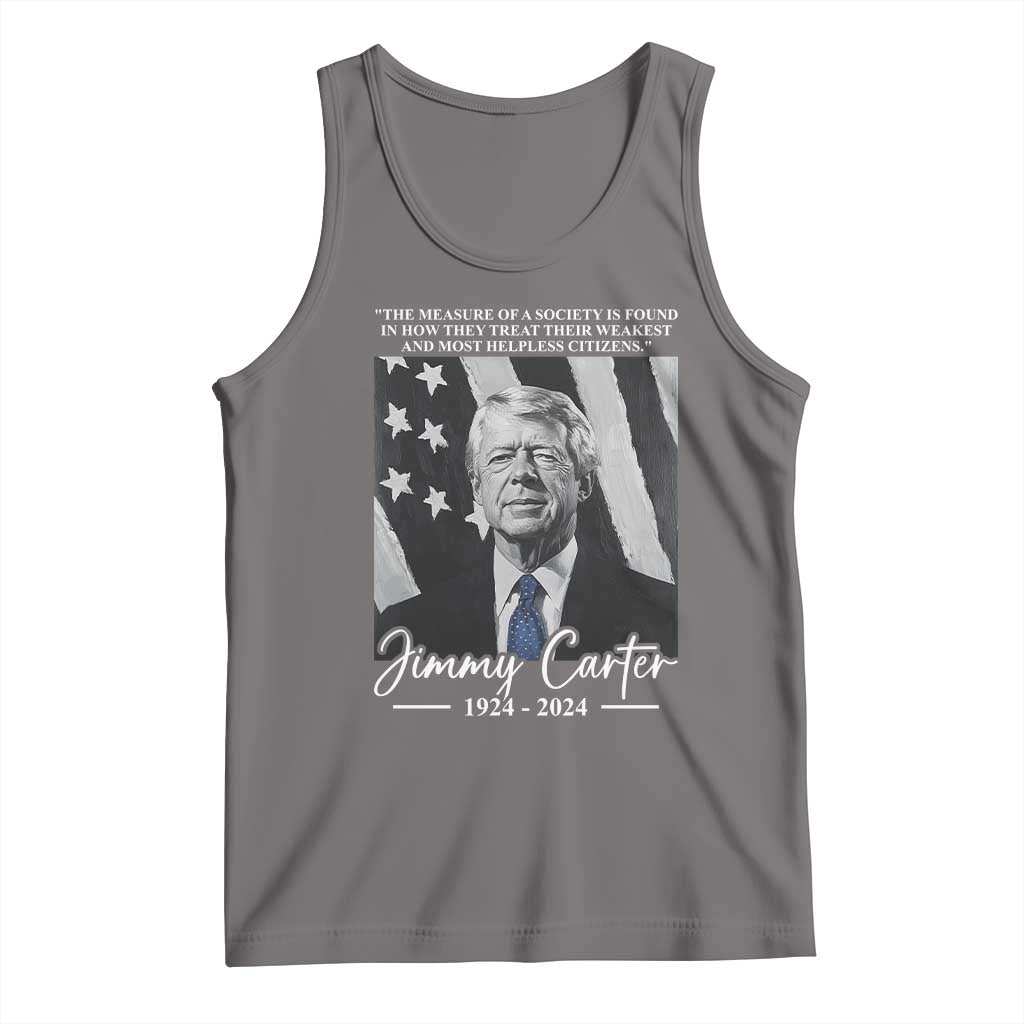 Jimmy Carter Quote Tank Top The Measure Of A Society