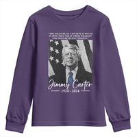 Jimmy Carter Quote Youth Sweatshirt The Measure Of A Society