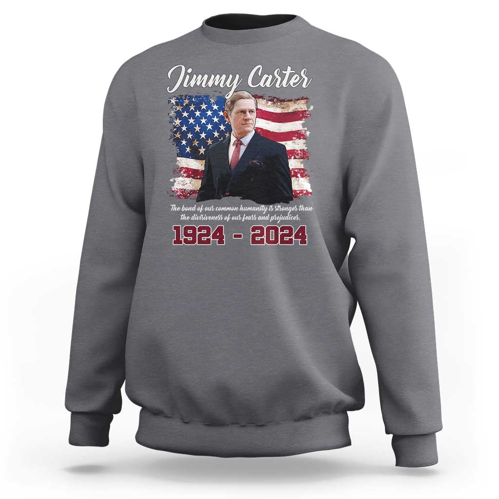 Jimmy Carter Sweatshirt A Legacys Of Peace And Humanitys