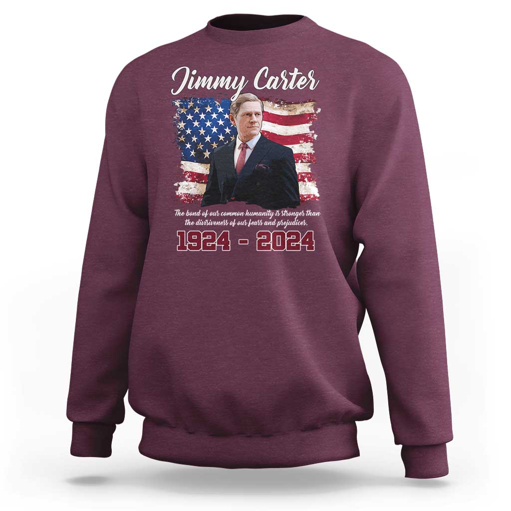 Jimmy Carter Sweatshirt A Legacys Of Peace And Humanitys