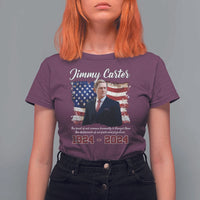Jimmy Carter T Shirt For Women A Legacys Of Peace And Humanitys