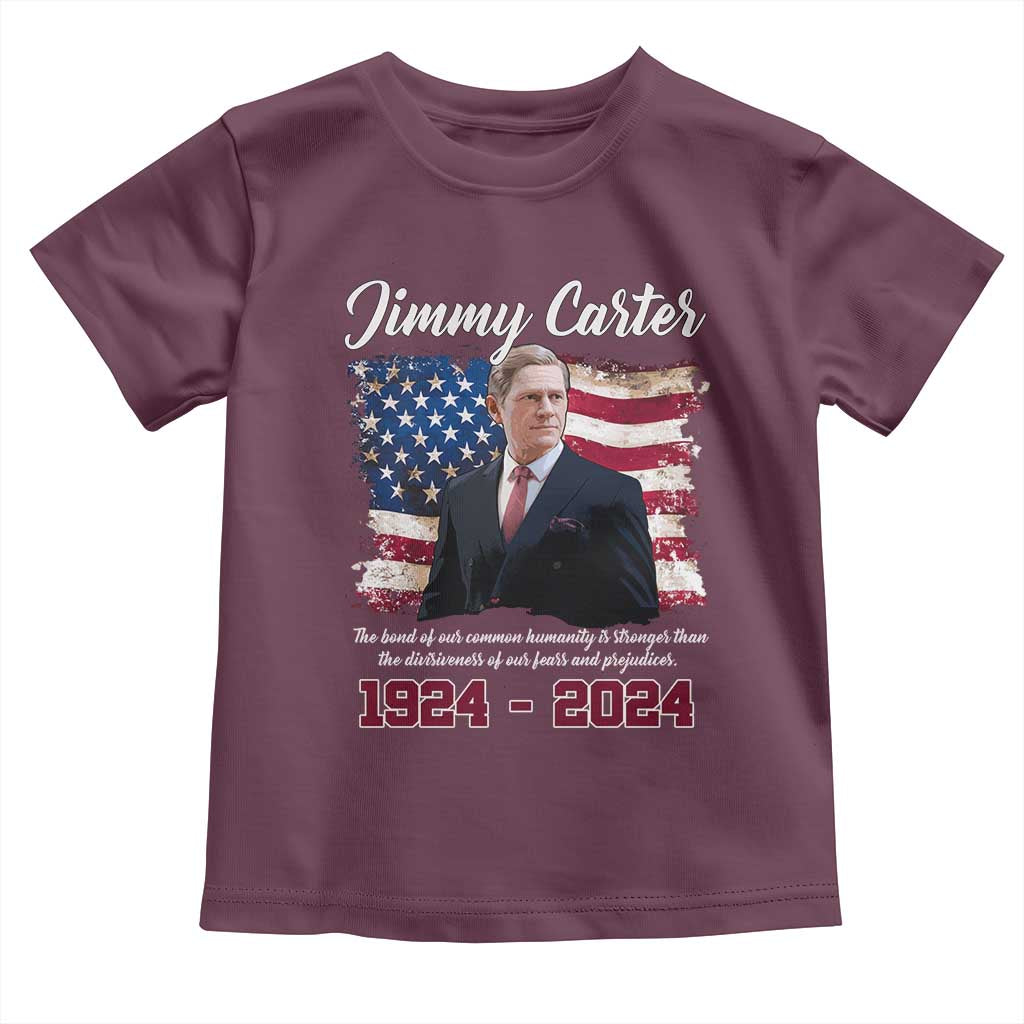 Jimmy Carter Toddler T Shirt A Legacys Of Peace And Humanitys