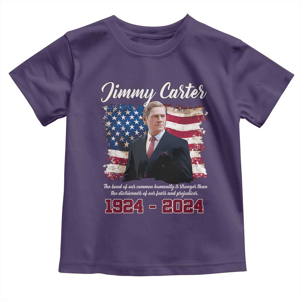 Jimmy Carter Toddler T Shirt A Legacys Of Peace And Humanitys