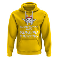 Easter Day Hoodie Every Bunny Was Kung Fu Fighting Funny Rabbit - Wonder Print Shop