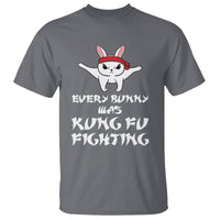 Easter Day T Shirt Every Bunny Was Kung Fu Fighting Funny Rabbit - Wonder Print Shop