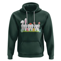 Easter Day Hoodie Funny Tooth Glasses Dental Dentist - Wonder Print Shop