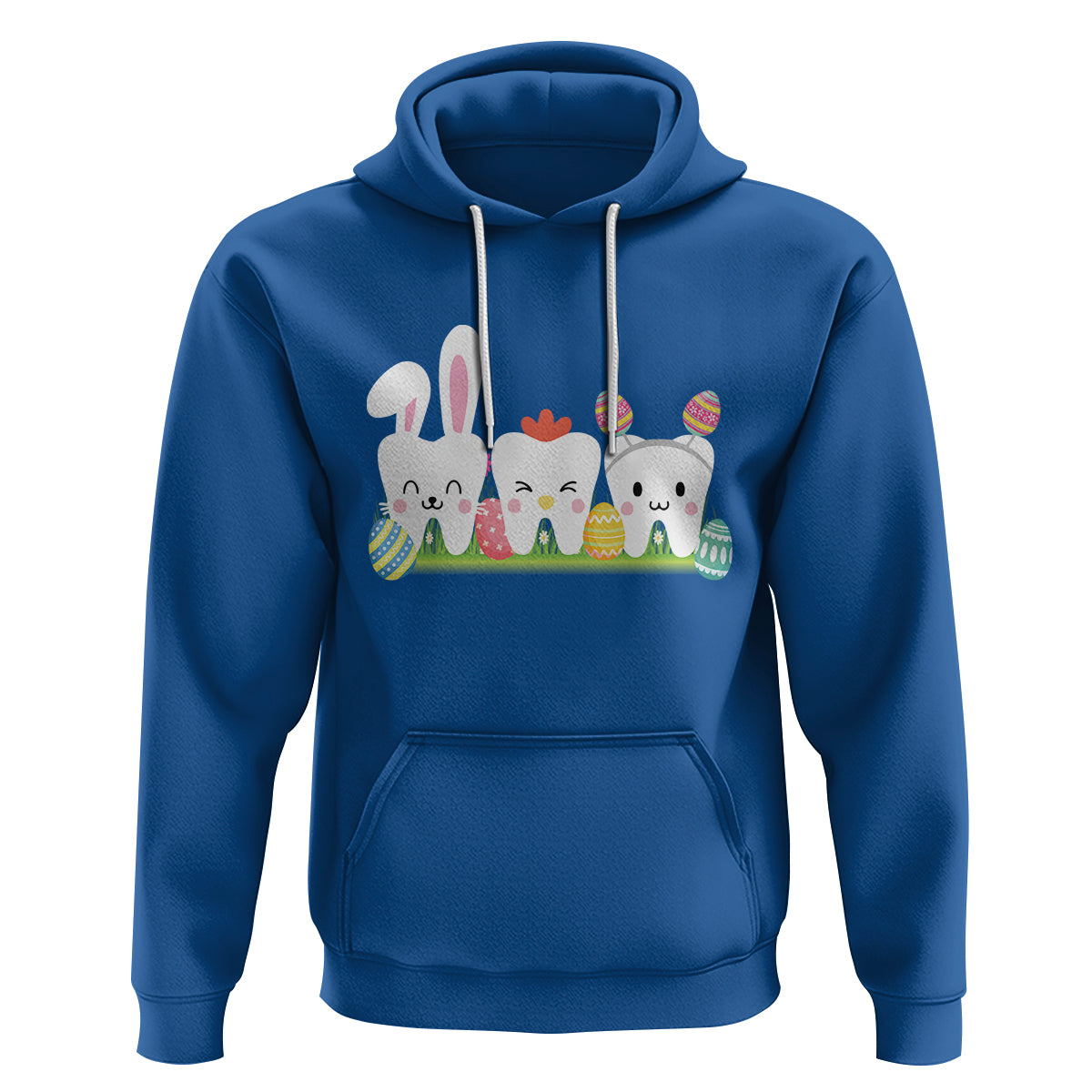 Easter Day Hoodie Funny Tooth Glasses Dental Dentist - Wonder Print Shop