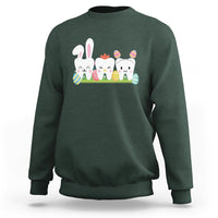 Easter Day Sweatshirt Funny Tooth Glasses Dental Dentist - Wonder Print Shop