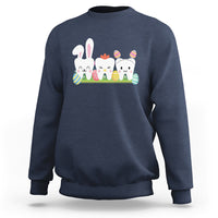Easter Day Sweatshirt Funny Tooth Glasses Dental Dentist - Wonder Print Shop