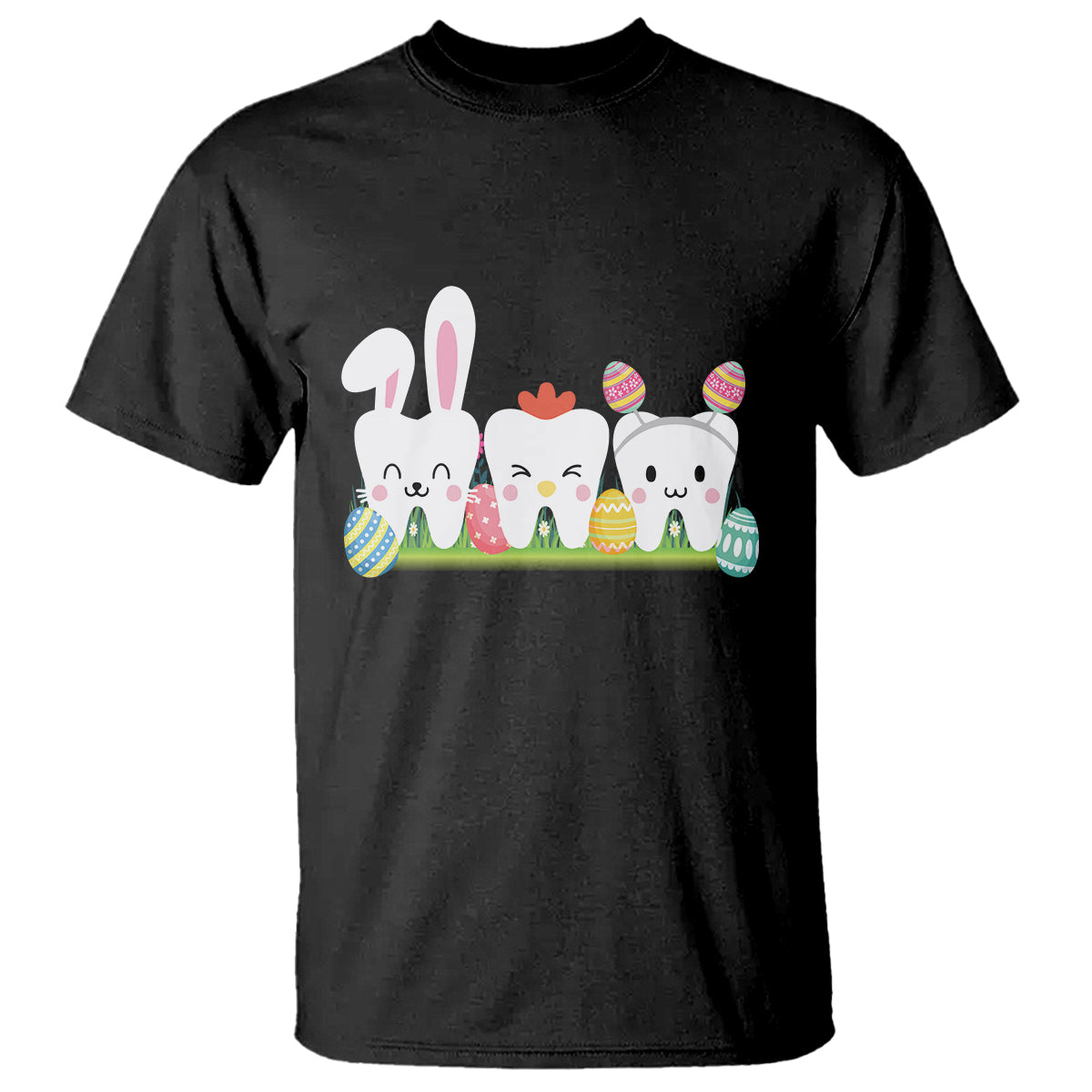 Easter Day T Shirt Funny Tooth Glasses Dental Dentist - Wonder Print Shop
