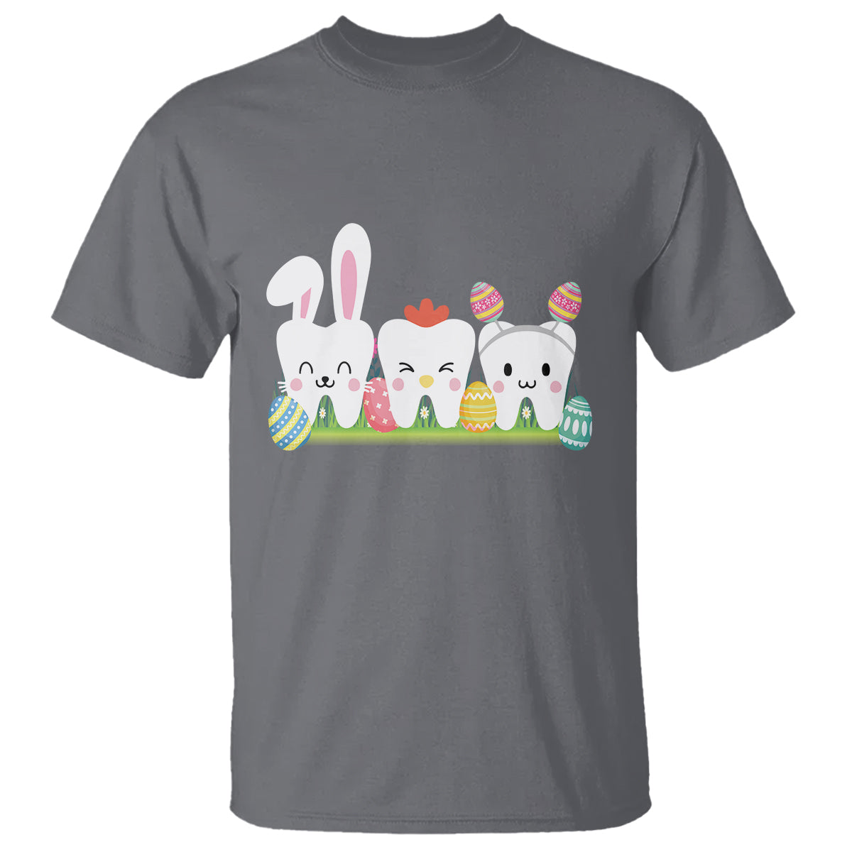 Easter Day T Shirt Funny Tooth Glasses Dental Dentist - Wonder Print Shop