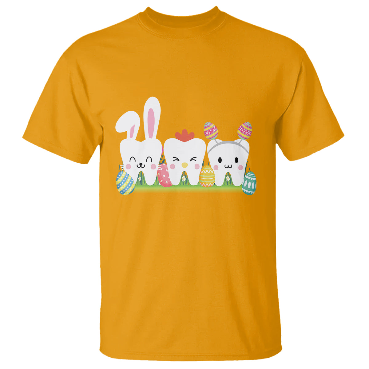 Easter Day T Shirt Funny Tooth Glasses Dental Dentist - Wonder Print Shop