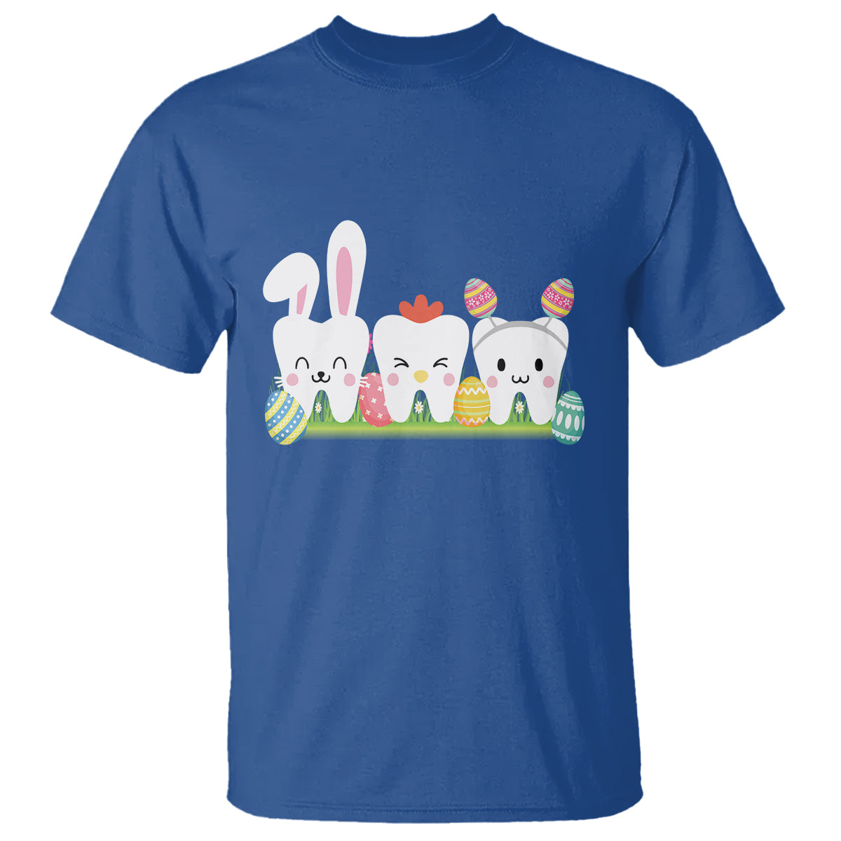 Easter Day T Shirt Funny Tooth Glasses Dental Dentist - Wonder Print Shop