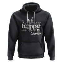 Easter Day Cute Hoppy Teacher Bunny Egg Hoodie - Wonder Print Shop