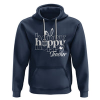 Easter Day Cute Hoppy Teacher Bunny Egg Hoodie - Wonder Print Shop