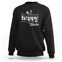Easter Day Cute Hoppy Teacher Bunny Egg Sweatshirt - Wonder Print Shop