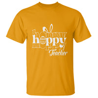 Easter Day Cute Hoppy Teacher Bunny Egg T Shirt - Wonder Print Shop