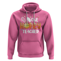 Easter Day Cute One Hoppy Teacher Bunny Carrot Hoodie - Wonder Print Shop