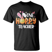 Easter Day Cute One Hoppy Teacher Bunny Carrot T Shirt - Wonder Print Shop