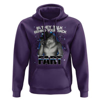 Funny Wolf Man If They Talk Behind Your Back Fart Hoodie