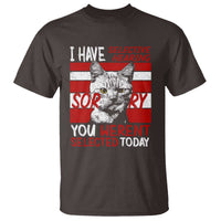 Funny Cat I Have Selective Hearing You Weren't Selected T Shirt - Wonder Print Shop