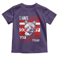 Funny Cat I Have Selective Hearing You Weren't Selected Toddler T Shirt