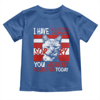 Funny Cat I Have Selective Hearing You Weren't Selected Toddler T Shirt