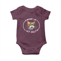 Funny Cat Meme Baby Onesie Wake Up Act Silly